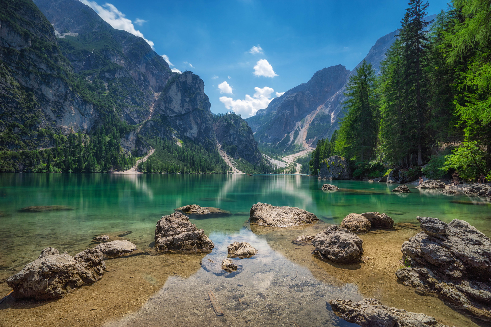 Braies lake